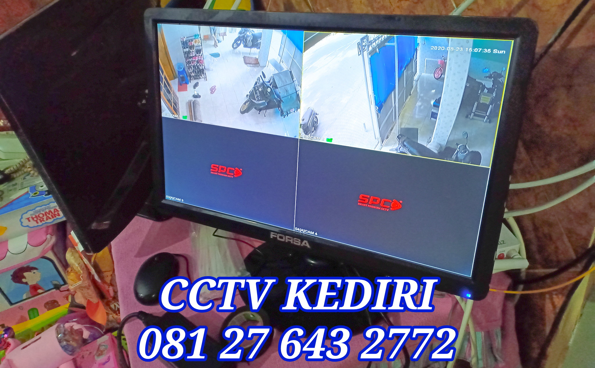 Mumpung masih promo cctv di Kediri 2 kamera resolusi 2 Megapixel. Dengan kualitas terbaik dan memberikan ketahanan yang bagus untuk tempat anda sehingga lebih nyaman dan aman.
<br/>
<br/>
Lokasi : Mojoroto Kediri