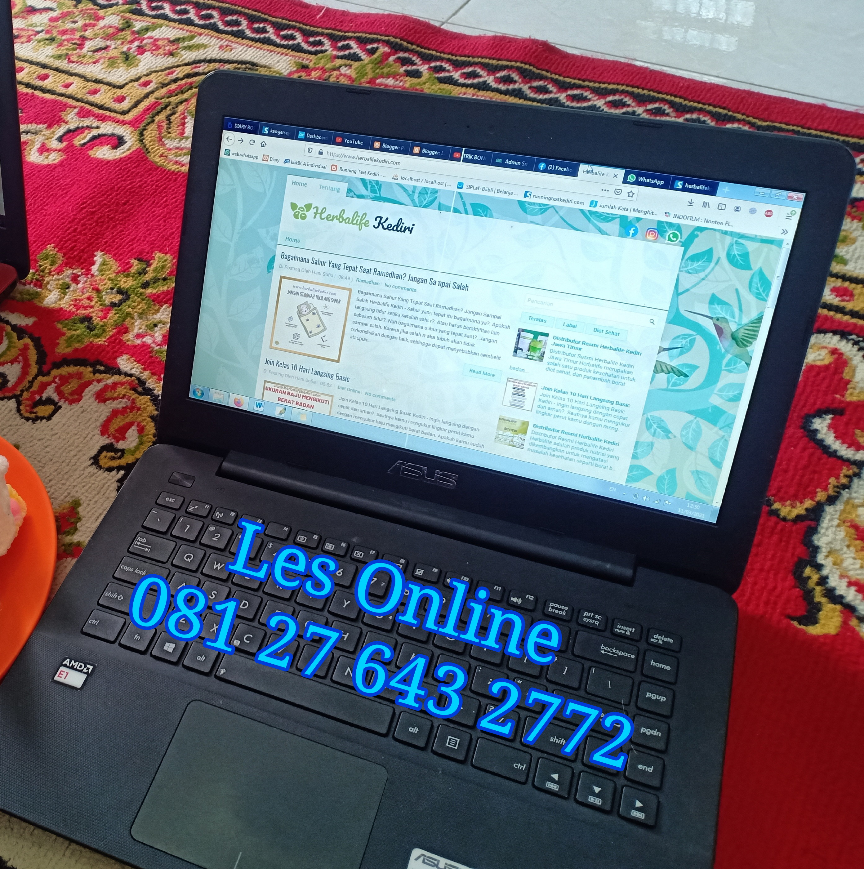 Terima jasa les pengajaran bisnis online di seluruh Kediri Tulungagung Blitar Nganjuk Jombang Jawa Timur