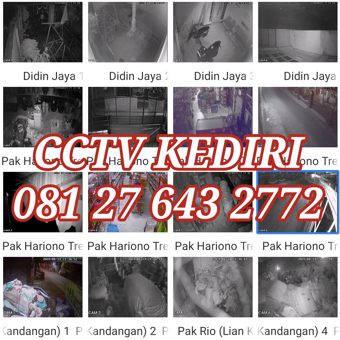 Informasi Pemasangan cctv murah meriah area Kediri, Blitar, Tulungagung, Trenggalek, Nganjuk, Jombang, Malang, Jawa Timur.. Anda dapat menghubungi penjual langsung di nomor 081 27 643 2772.