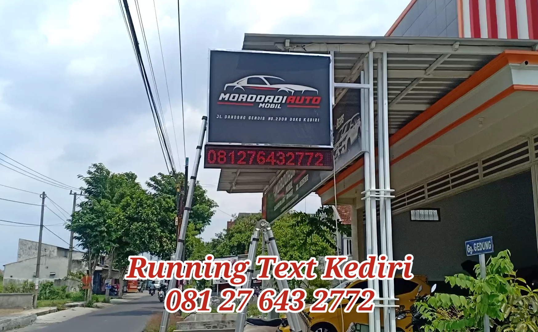 <p>Pemasangan running text bolak balik untuk auto morodadi Doko Kediri dengan kualitas terbaik dan memberikan warna merah yang sangat diminati oleh semua orang membuat running text yang dipasangkan menjadi lebih bermanfaat untuk semua orang.</p>