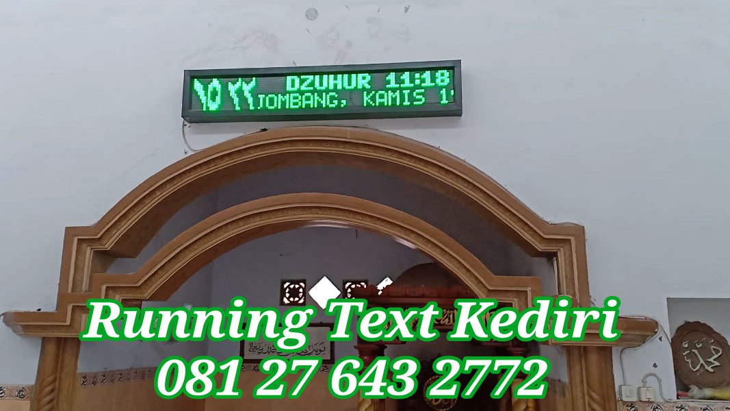 <p>Pemasangan running text Kediri yang di pasangkan di daerah Ngoro Jombang ini sangat bagus dengan warna hijau memukau dan memberikan banyak sekali tulisan yang bagus dan banyak diminati oleh semua kalangan. Ukuran 20x132cm lokasi sumberbeji kasembon Ngoro Jombang.</p>