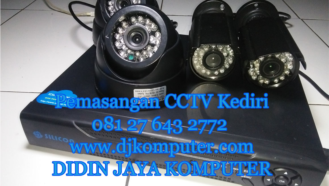 CCTV Silicon dengan 4 kamera yang tahan dan tajam 